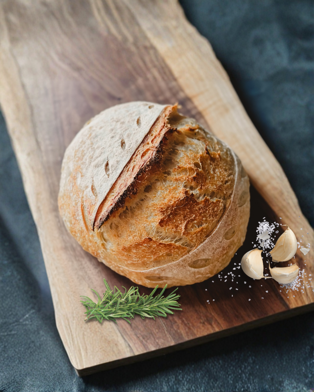 Sourdough Artisan Loaf - Rosemary Garlic & Sea Salt